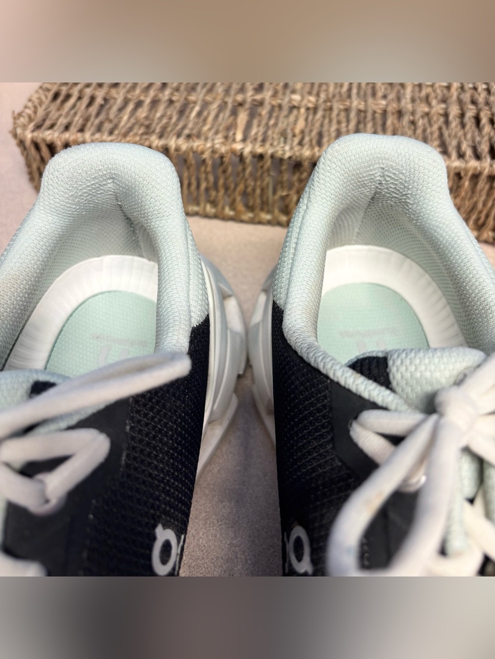 Two Pairs On Running Shoes, Women 8.5, Cloudflyer & Cloudrunner Black White Gray - Picture 8 of 16